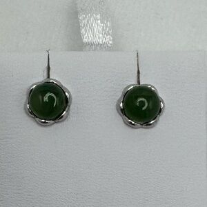 Jade S925 Stud Earrings
